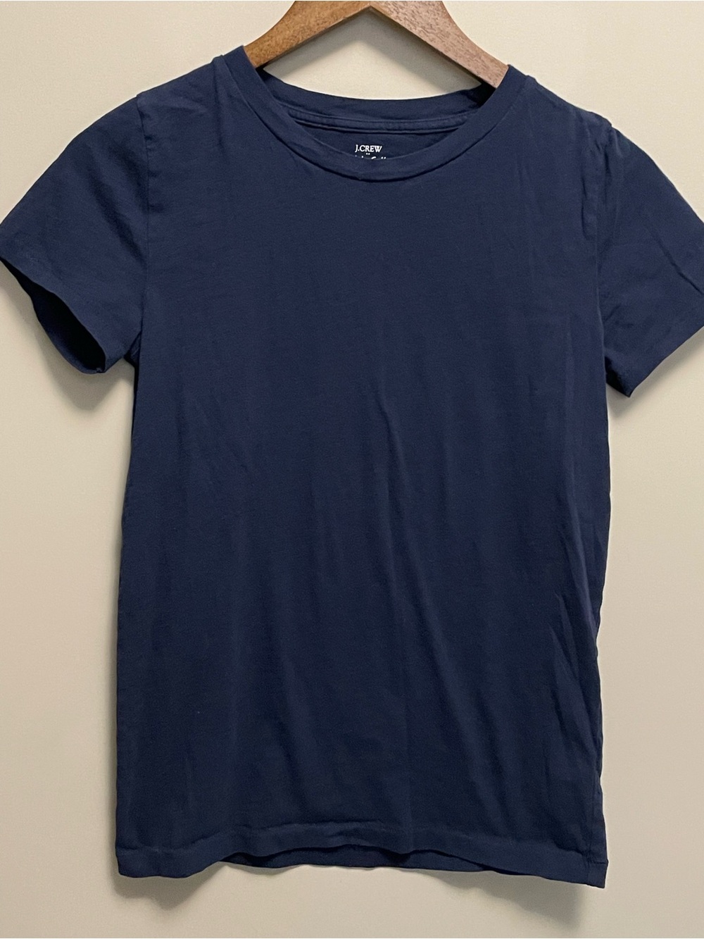 J Crew Navy Slub Cotton Tee Women’s Small